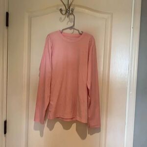 Boys pink Columbia fishing shirt M